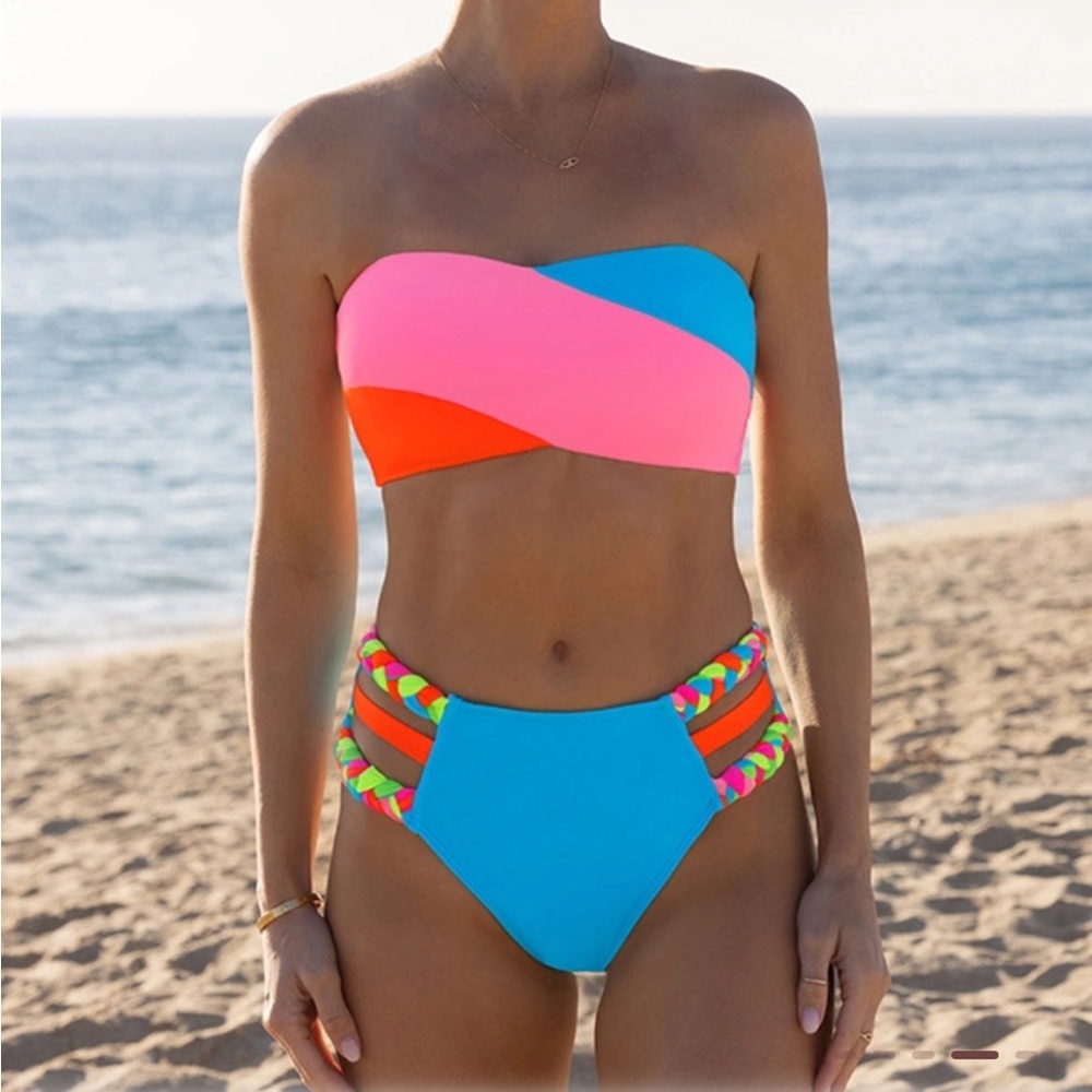 Colorful Women's Bikini Set